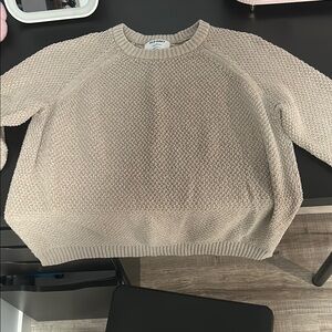 Old Navy Cozy Beige Sweater-Women’s Medium